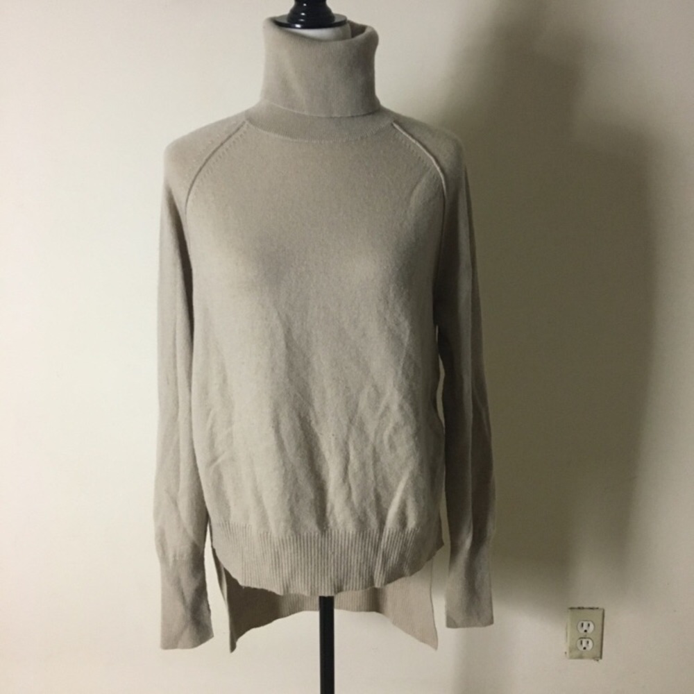 Buy One Get One Free Brochu Walker Beige Cashmere Turtleneck Size: Large